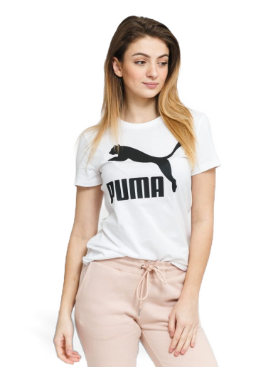 Футболка Puma Classics Logo Tee білий | 530076 02