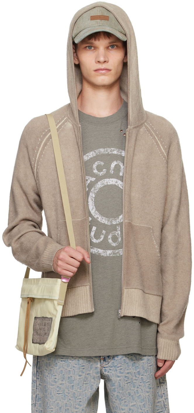 Світшоти Acne Studios Taupe Raglan Sleeve Hoodie бежевий | B60330-