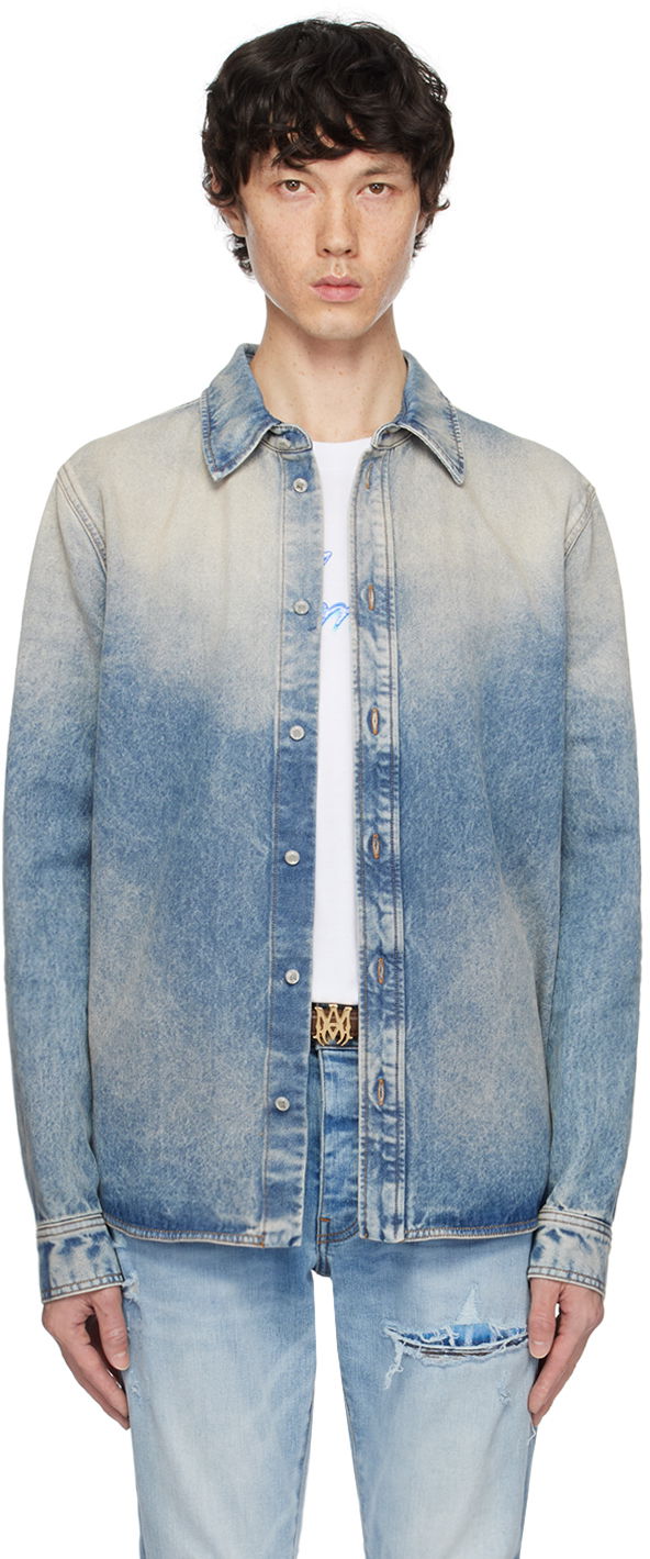 Сорочка AMIRI MA Quad Interior Shirt Синій | AMDNLS1005