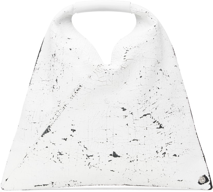 Сумочка Maison Margiela MM6 Maison Margiela Triangle Mini Tote Bag білий | SB6WD0013 P8333