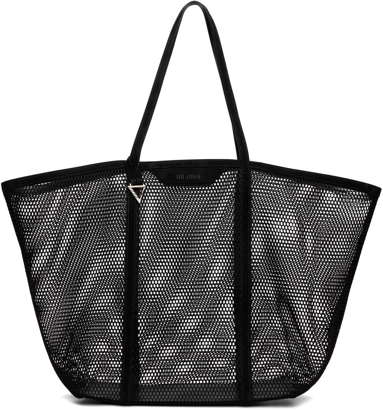 сумка-тоут The Attico Attico Via del Mare Mesh Tote чорний | 250WAH00053 EEE102AA, 0