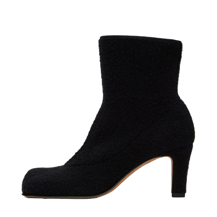 Кросівки та взуття Bottega Veneta Wool Bouclé Boots "Black" чорний | 708916 V28M0