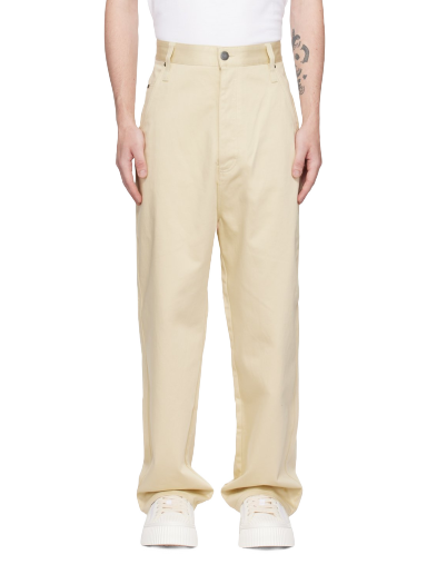Штани AMI Alex Trousers бежевий | HTR102.CO0009