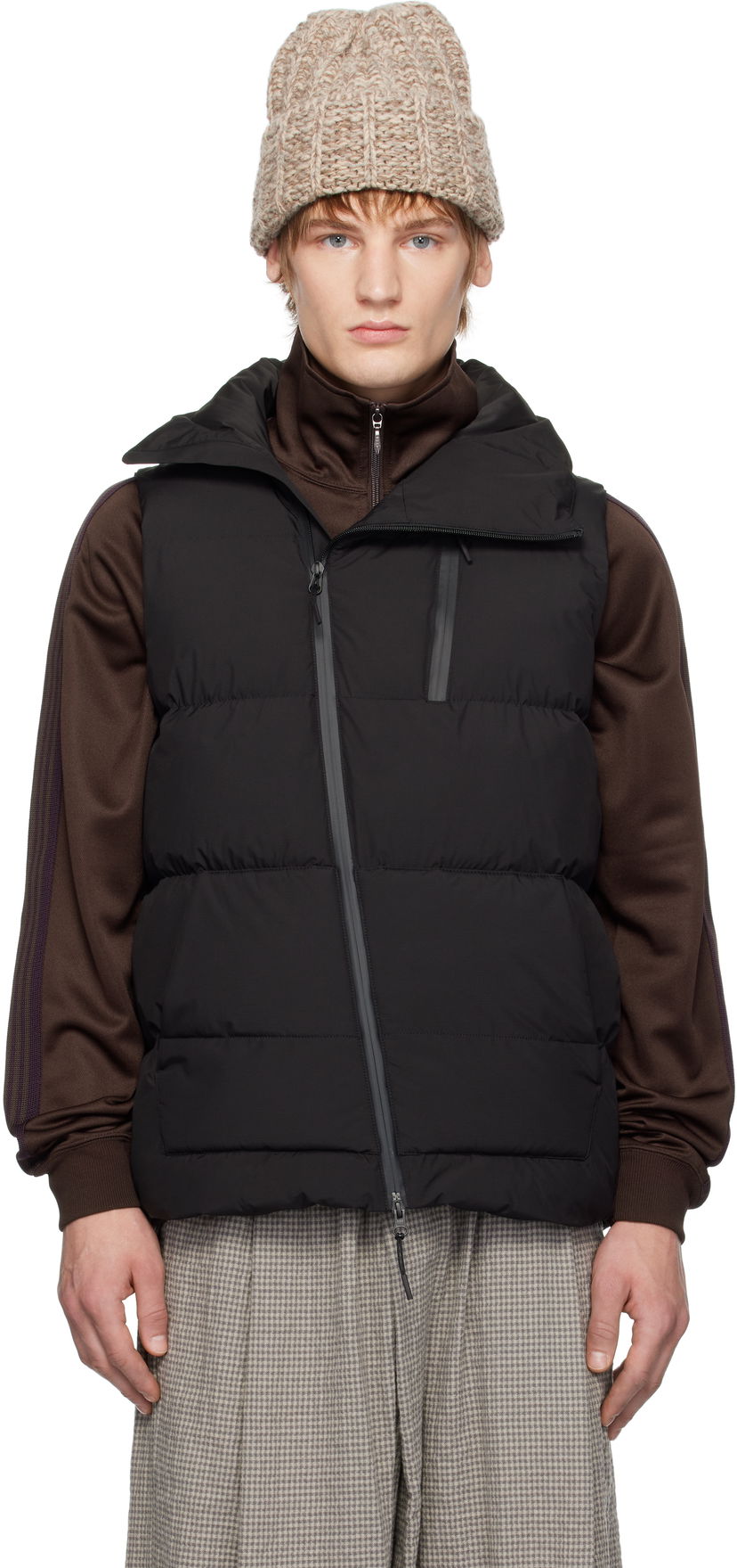 Жилет Maharishi Padded Asymmetrical Tech Vest чорний | 1382