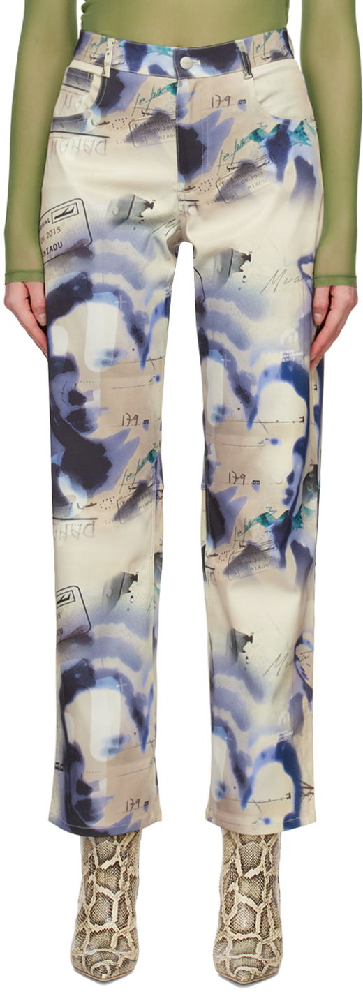 Джинси Miaou Miaou Fargo Printed Trousers Різнокольоровий | 1007GABCOR