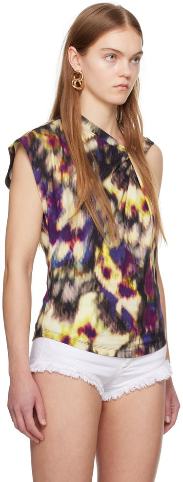 Безрукавка Isabel Marant Étoile Etoile Nayda Abstract-Print T-Shirt Різнокольоровий | 24PTS0175FA-B1N05E, 1