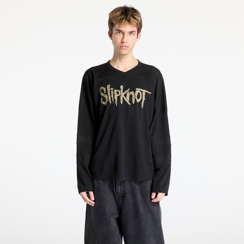 Cветр Pleasures PLEASURES x Slipknot X-Ray Hockey Jersey чорний | P25SK012 BLACK