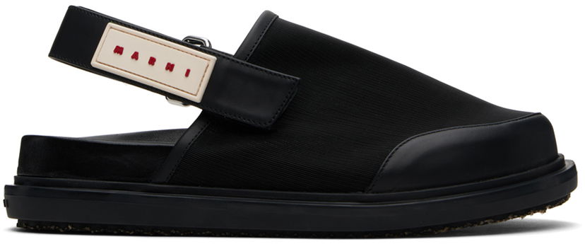 Одяг Marni Marni Back Strap Mules чорний | SBMS008701 P6392