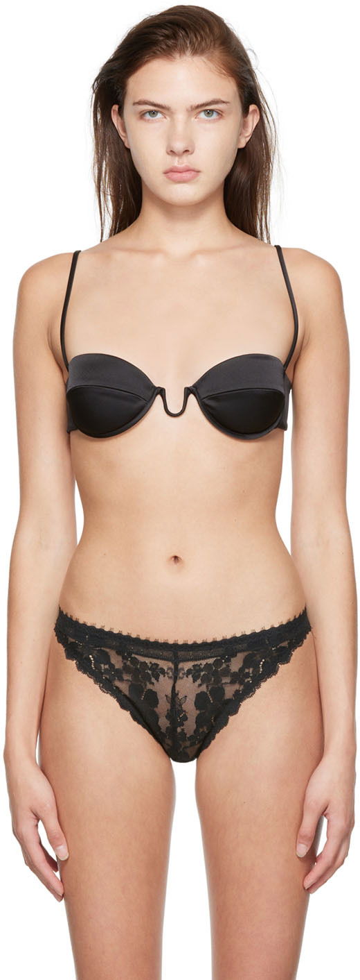 Бюстгальтер Stella McCartney Underwired Bra чорний | 6T00213AU309