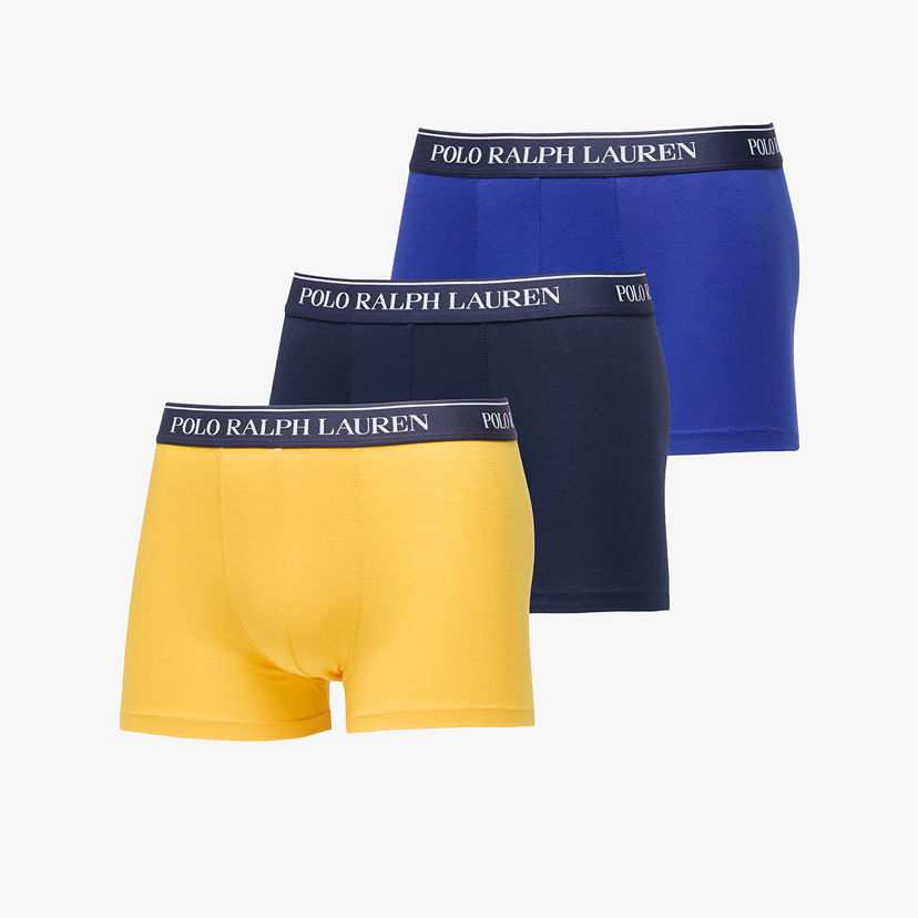 Боксери Polo by Ralph Lauren Polo Ralph Lauren Classic Trunk 3-Pack Різнокольоровий | 714830299152