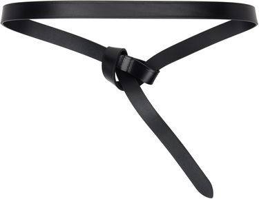 Ремені ISABEL MARANT Kirka Leather Knot Tie Belt чорний | 24ACE248CFA-A3B65A, 1