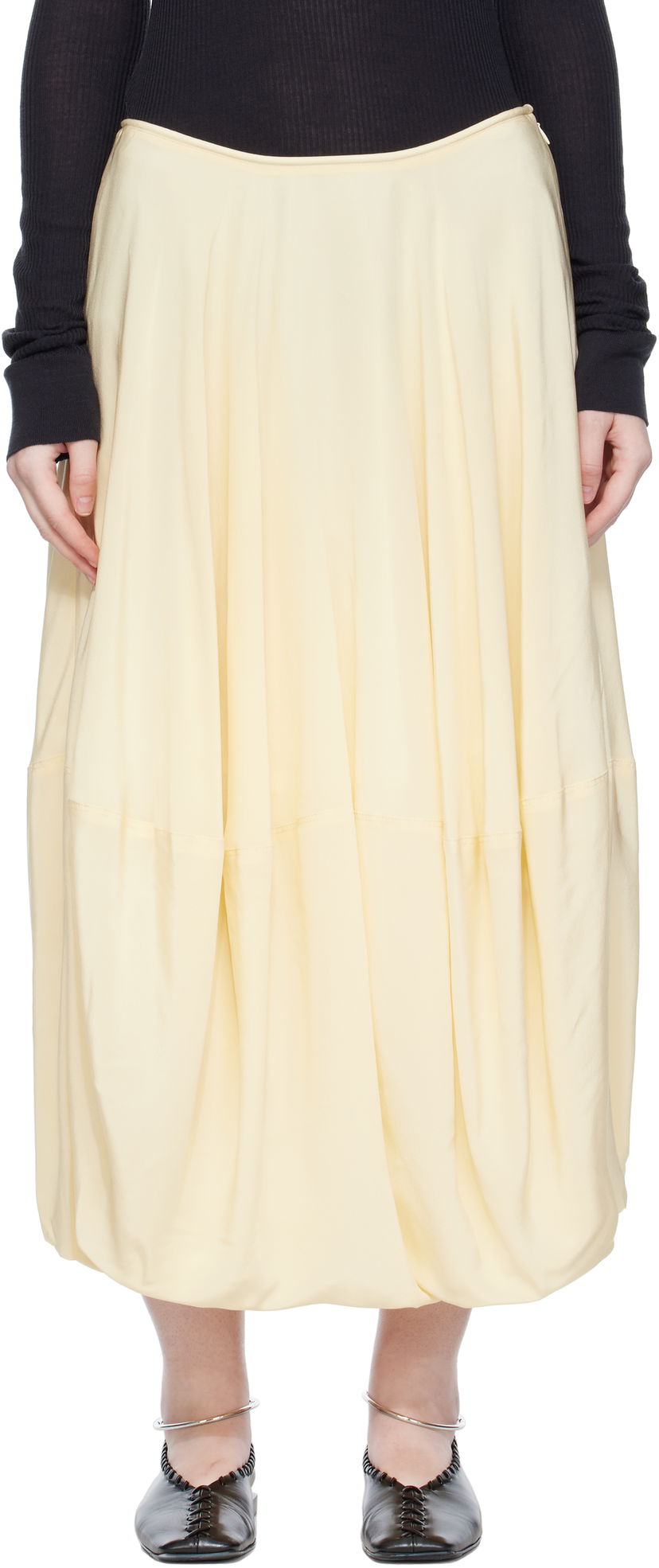 Спідниця LEMAIRE Balloon Maxi Skirt Жовтий | SK1053 LF1446