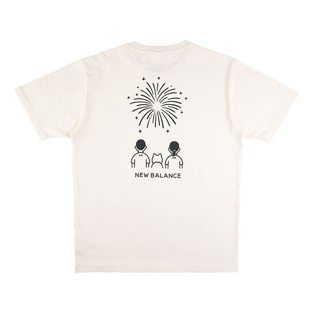 Футболка New Balance Noritake Fireworks Graphic Tee білий | AMT12391-RSI, 0