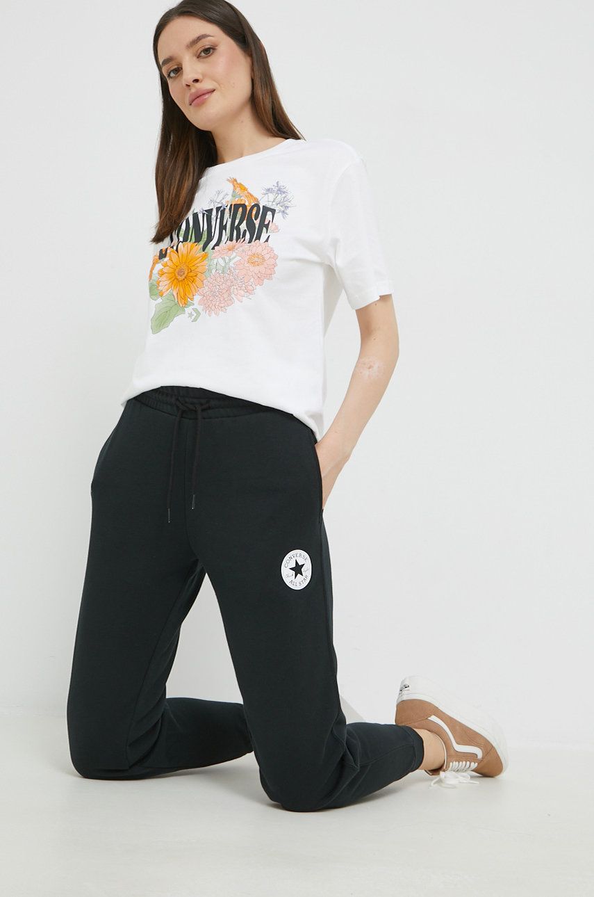 Спортивні штани Converse Converse Printed Sweatpants чорний | 10023858.A02, 0