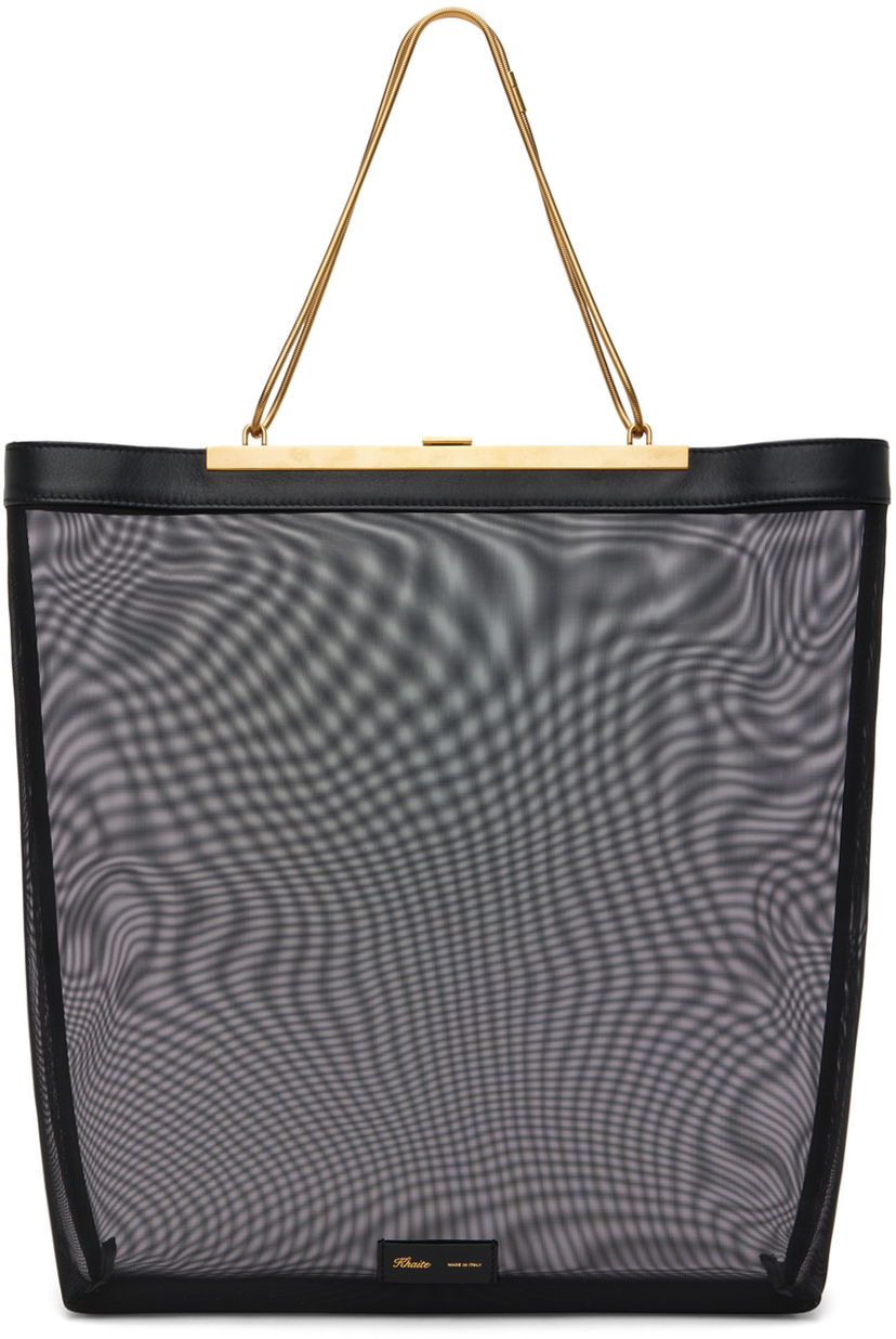 сумка-тоут Khaite The Augusta Chain Tote чорний | H1030-4104