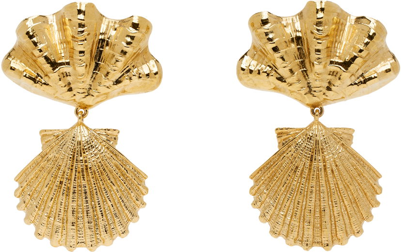 Сережки CHLOÉ Chloé 'The Chloé Shells' Drop Earrings Металік | CHC25UFE32CB7