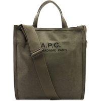 сумка-тоут A.P.C. Recuperation Heavy Canvas Tote Bag Зелений | CODBM-H61318-JAA, 2