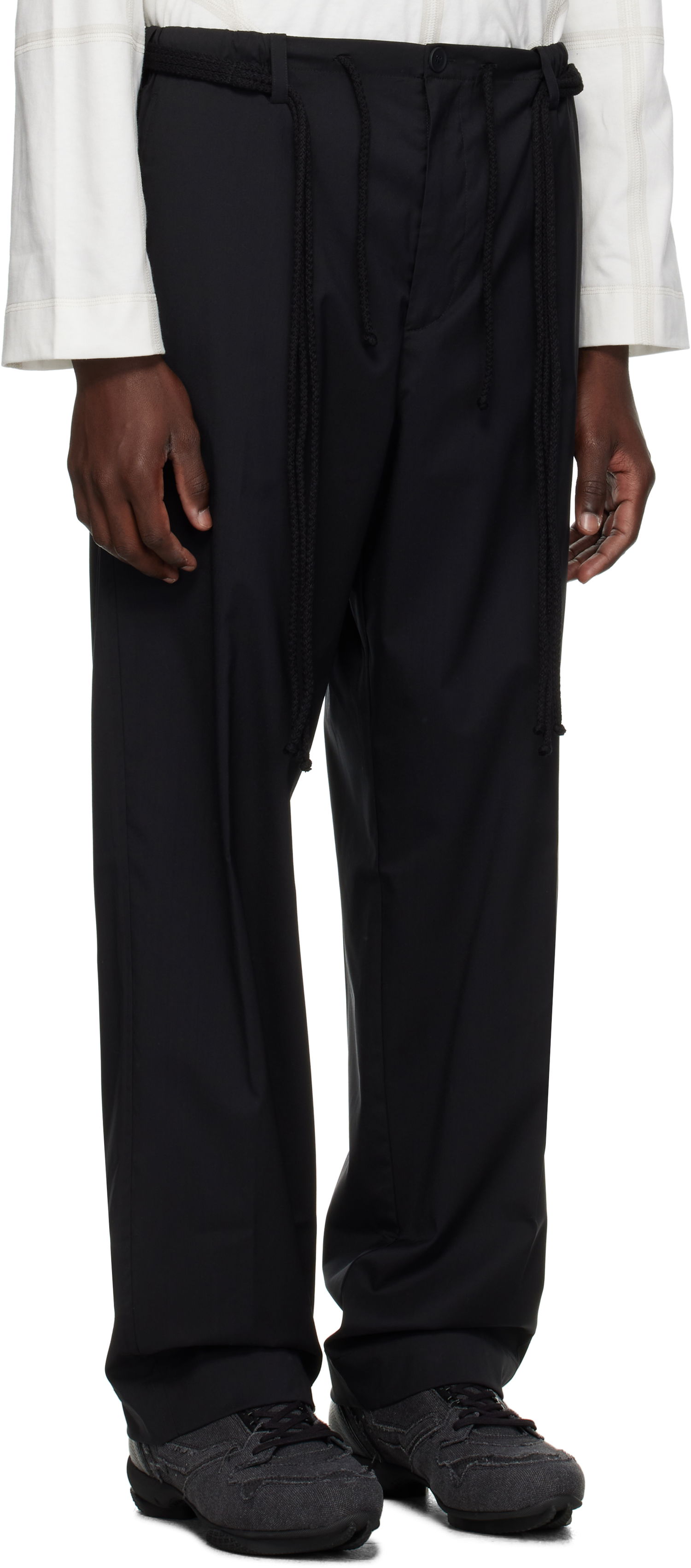 Штани Craig Green Craig Green Elasticized Worker Trousers чорний | CGAW25CWOTRS96, 1