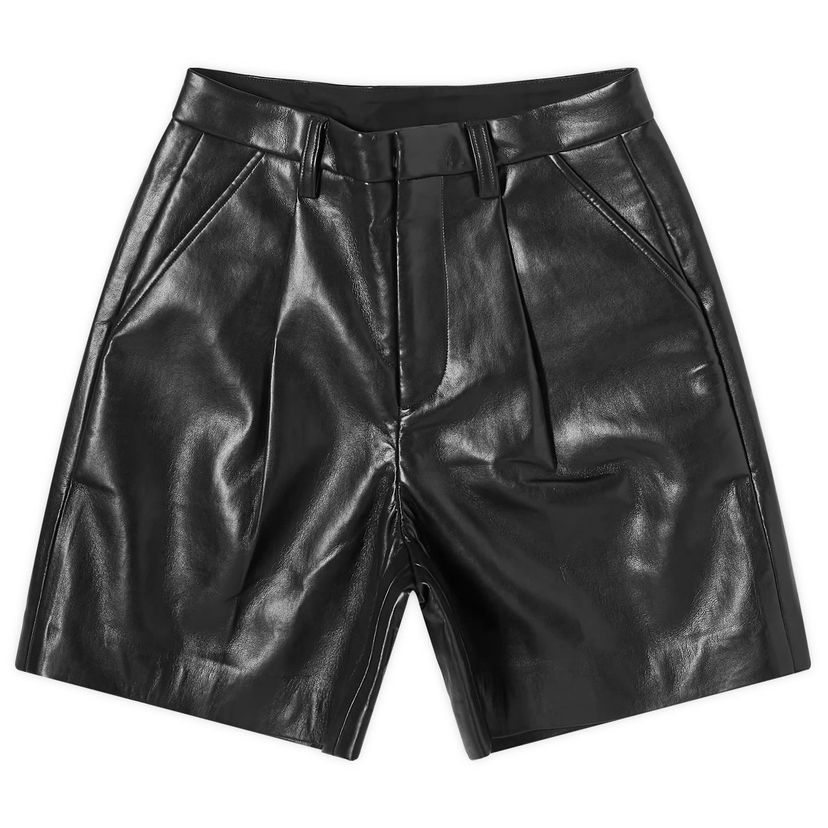 Шорти Anine Bing Carmen Black Leather Shorts чорний | A-05-9162-000