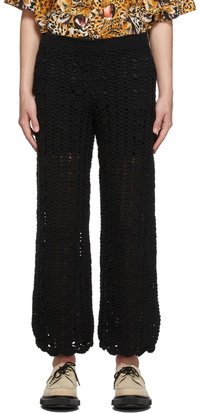 Штани Soulland Knitted Wide Leg Trousers чорний | 21120-1162