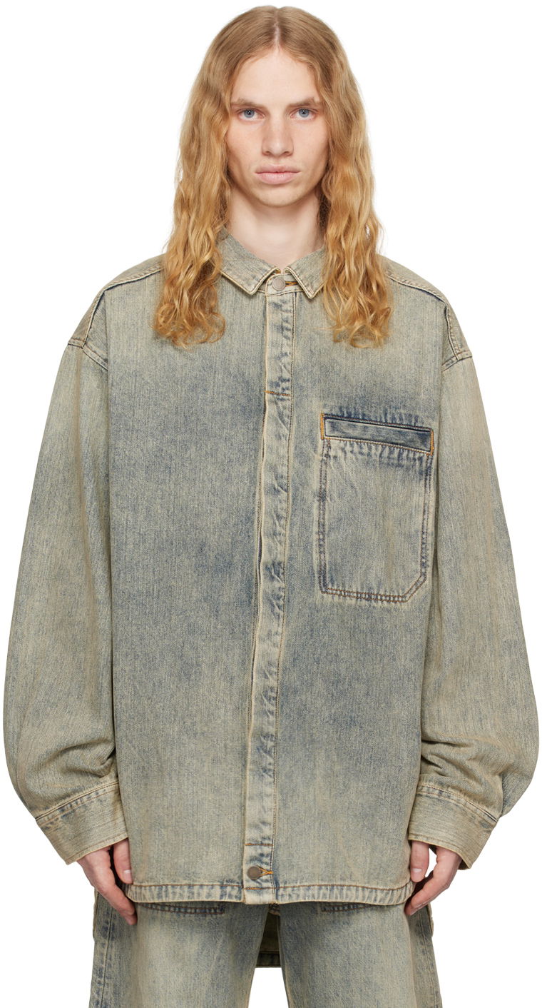 Сорочка Entire Studios Denim Shirt Синій | ES2564SW