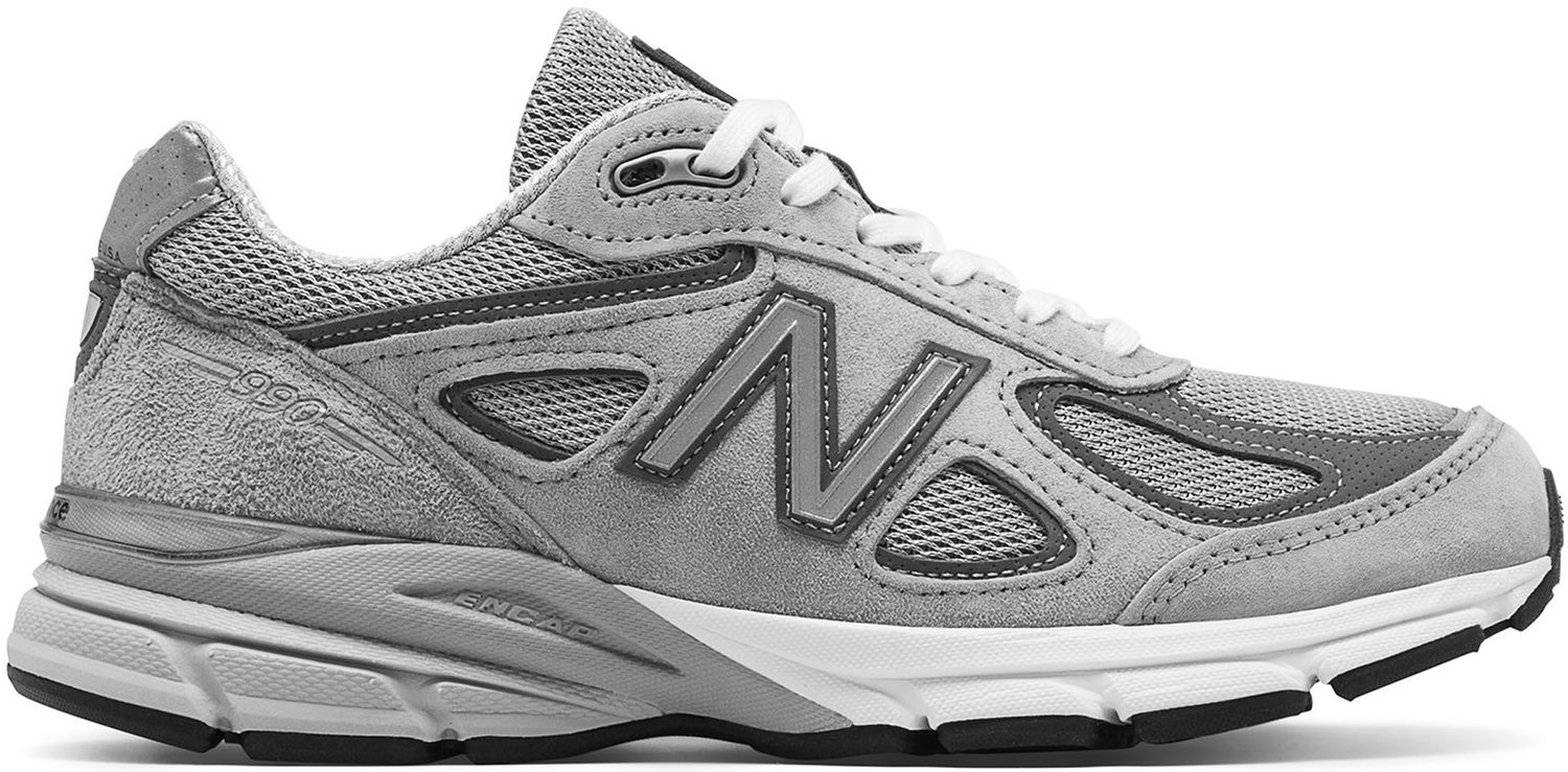 Кросівки та взуття New Balance 990v4 Made in USA "Grey Silver" W Сірий | W990GL4, 0