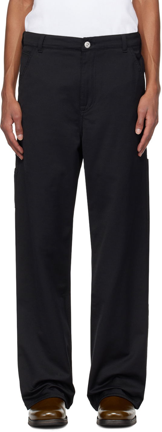 Штани карго OUR LEGACY Straight-Leg Cotton Twill Carpenter Pants чорний | M4245JC