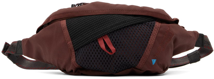 Поясна сумка Klättermusen Eldner 2.0 Mesh Pocket Belt Bag Бордовий | 40423U01