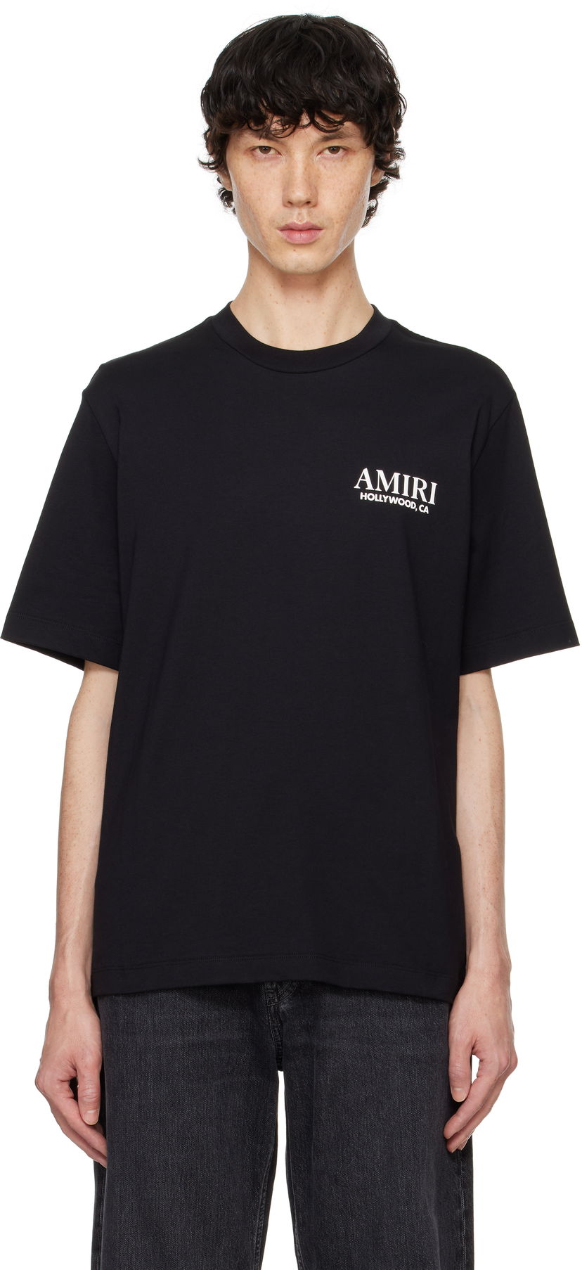 Футболка AMIRI Stacked T-Shirt чорний | AMJYTE1075