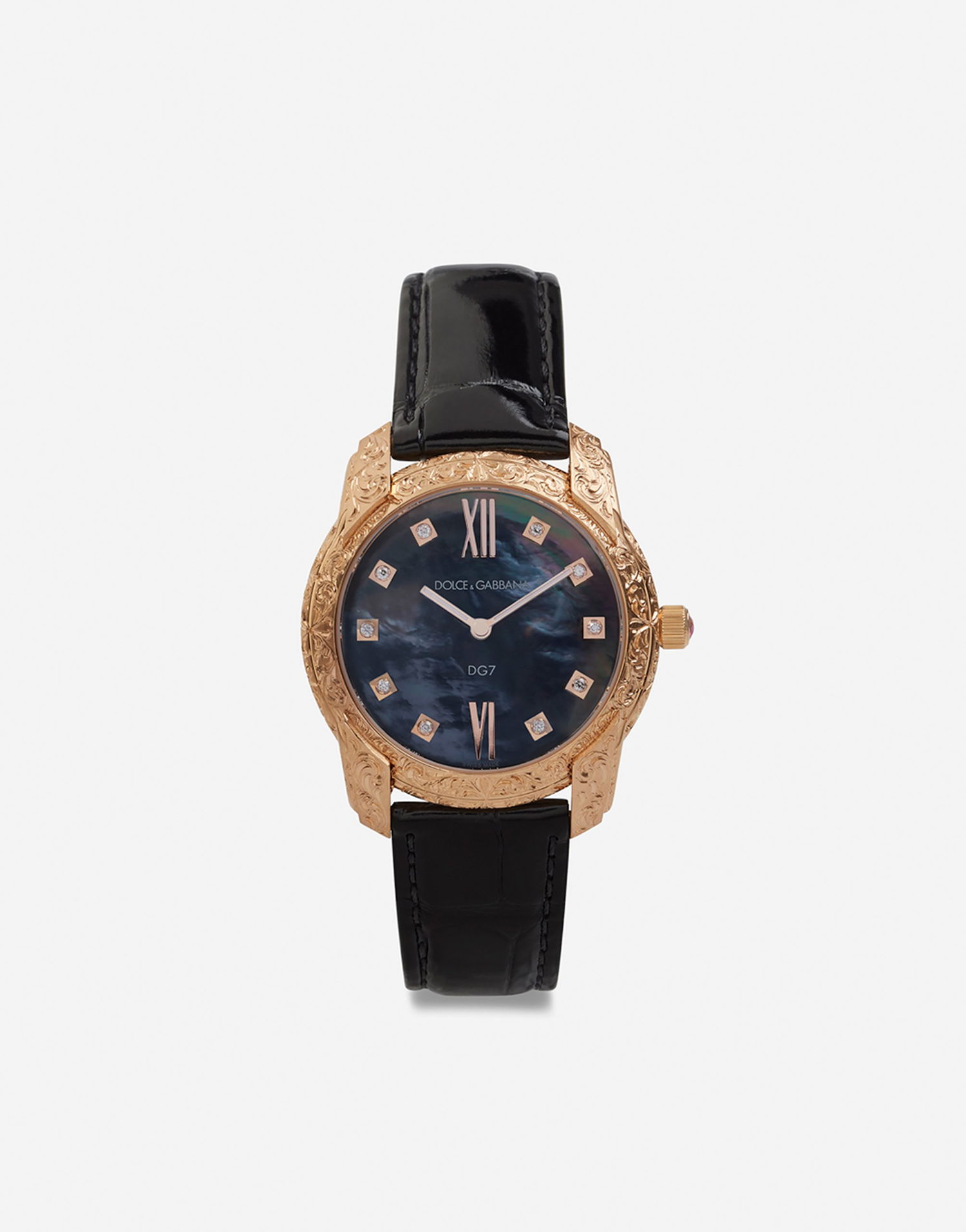 Годинник Dolce & Gabbana Dolce & Gabbana Dg7 Gattopardo Watch with Diamonds Металік | WWFE2GXGFDAN0000, 0