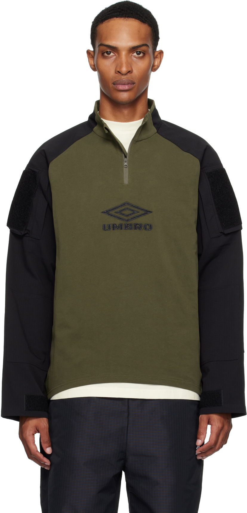 Світшоти Umbro Umbro Tactical Half Zip Sweatshirt Зелений | UBMW0254JY68