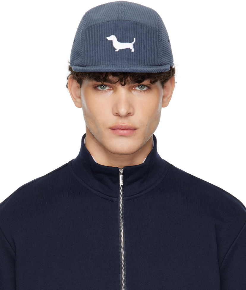 Кепка Thom Browne Corduroy 5-Panel Cap Синій | MHC364E-E1251