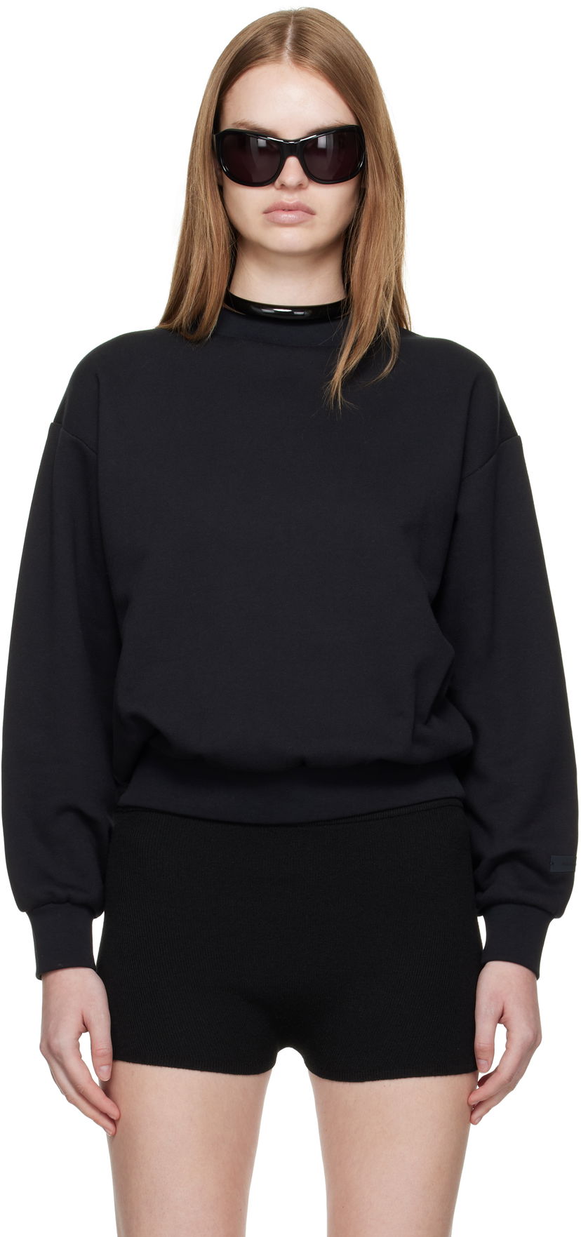 Світшоти Fear of God Fear of God ESSENTIALS Classic Fit Crewneck Sweatshirt чорний | 192SP255550FW