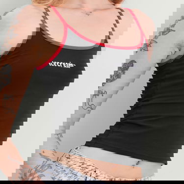Безрукавка BBC IceCream ICECREAM Soft Serve Contrast Vest Top, Size Large чорний | ICWW25320-BLK, 5