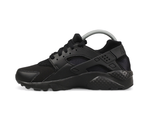 Кросівки та взуття Nike Huarache Run GS чорний | 654275-016