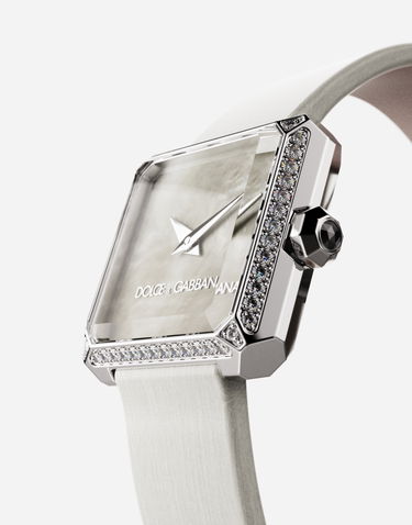 Годинник Dolce & Gabbana Dolce & Gabbana Sofia Steel Watch with Diamonds білий | WWJC2SXCMDT8H012, 1