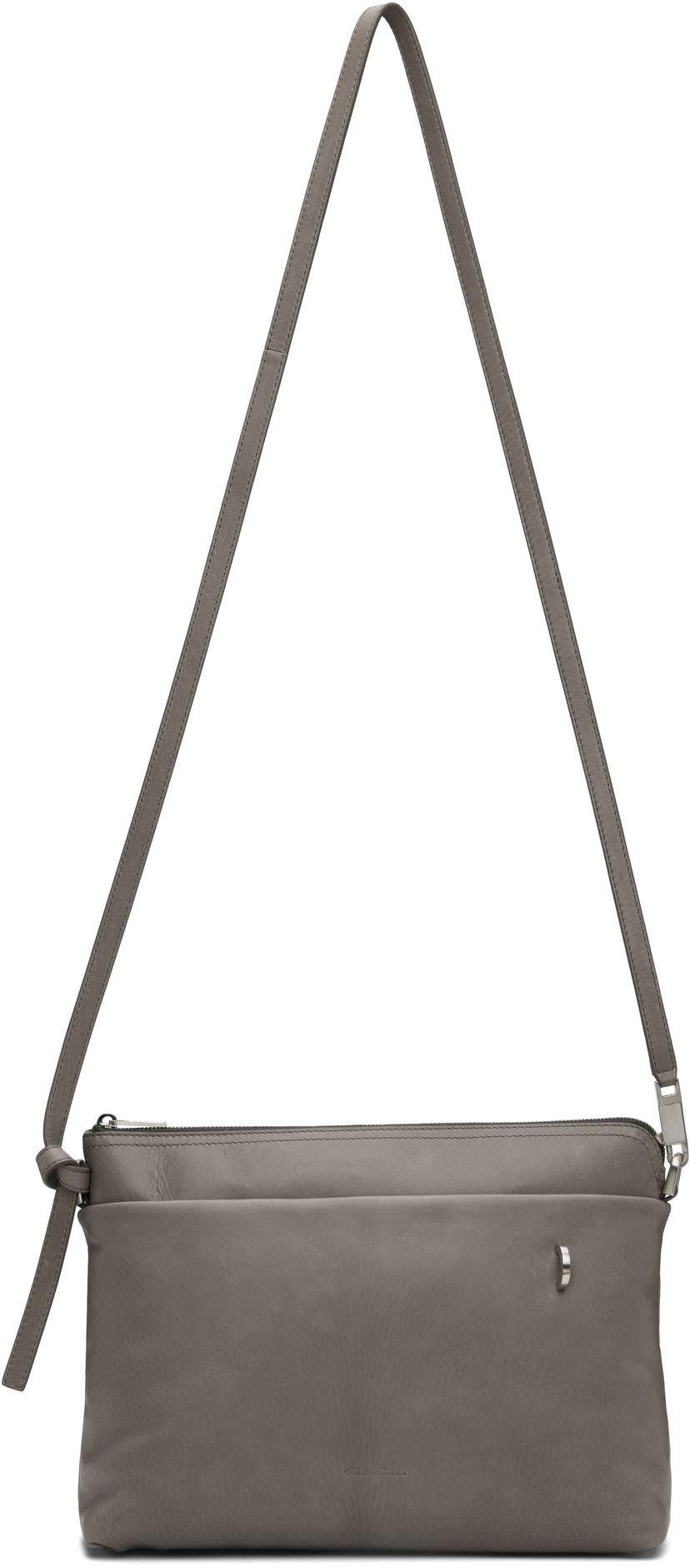 Сумка Rick Owens Rick Owens Concordians Adri Flat Crossbody Bag Сірий | RA02E0727 LCAPA