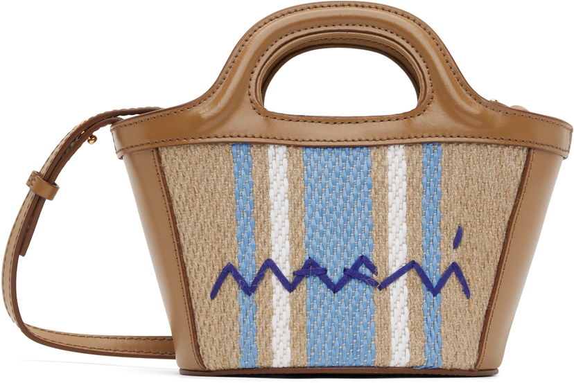 Сумочка Marni Marni Tropicalia Micro Tote Bag Коричневий | BMMP0067Q7 P8181
