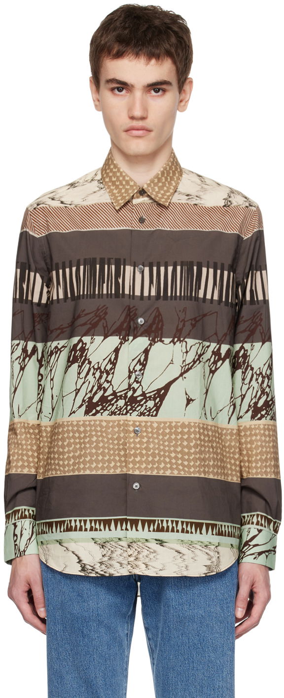 Сорочка Paul Smith Paul Smith Printed Shirt Коричневий | M1R-901U-L02073