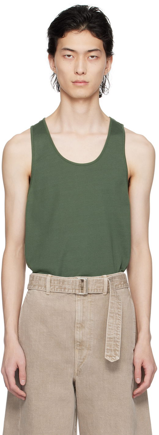 Безрукавка LEMAIRE Scoop Neck Tank Top Зелений | TO1180 LJ1016