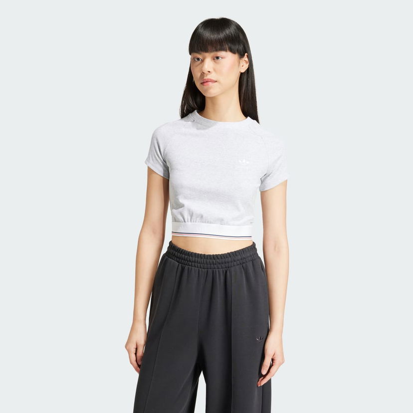 Футболка adidas Performance Tape Waistband білий | IS2318