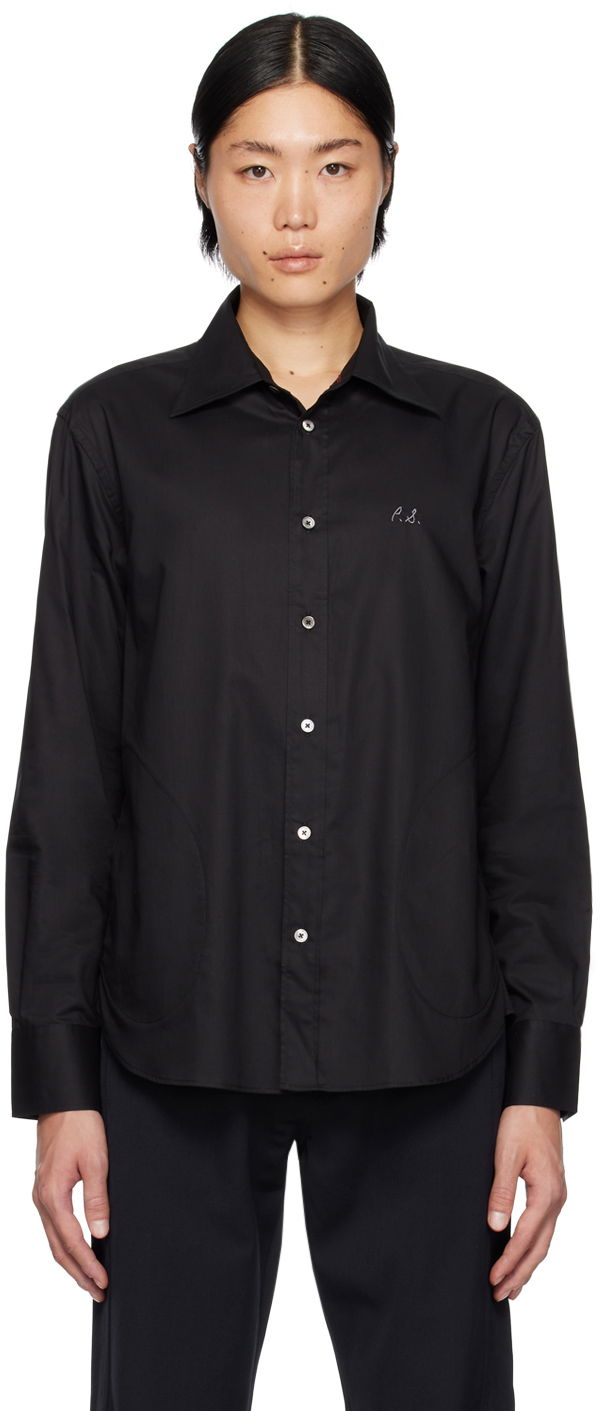 Сорочка Paul Smith Paul Smith Commission Edition Embroidered Shirt чорний | M1R-492Y-L01241