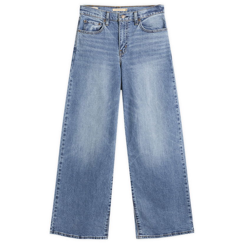 Джинси Levi's 728 High Rise Wide Leg Jeans 28" Синій | 0039B-0002