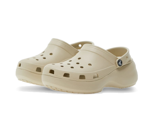 Кросівки та взуття Crocs Classic Platform Clog W бежевий | 206750-2Y2