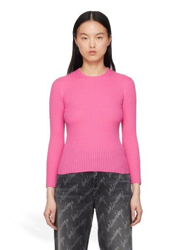 Cветр Balenciaga Wool Sweater Рожевий | 696535 T1646
