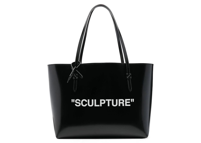 сумка-тоут Off-White Quote Tote Bag чорний | OWNA194F22LEA0011001