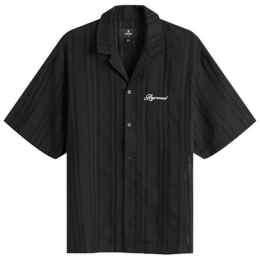 Сорочка Represent Clo Embroidered Bowling Shirt чорний | MLM2967-01