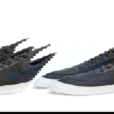 Кросівки та взуття Filling Pieces Low Top Ripple Nubuck темно-синій | 2512284-2001, 0