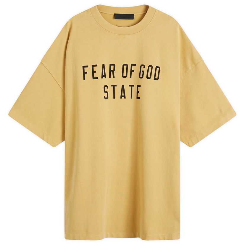 Футболка Fear of God Essentials Heavy Crewneck T-Shirt Жовтий | 125BT242003F