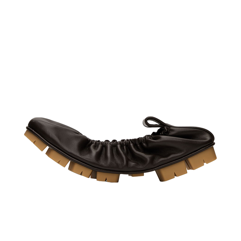 Кросівки та взуття Bottega Veneta Shore Ballerina Flats Коричневий | 796503 V4PS0